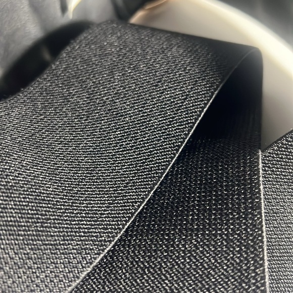 Nine West black elastic belt size M/L - Picture 6 of 7